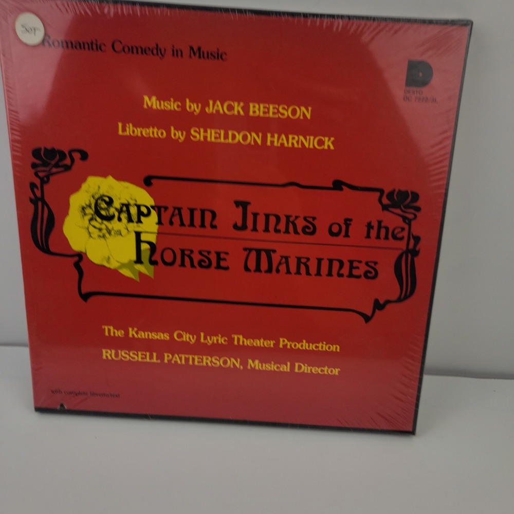 Captain Jinks of the Horse Marines Jack Beeson Sheldon Harnick Desto DC 7222/3L